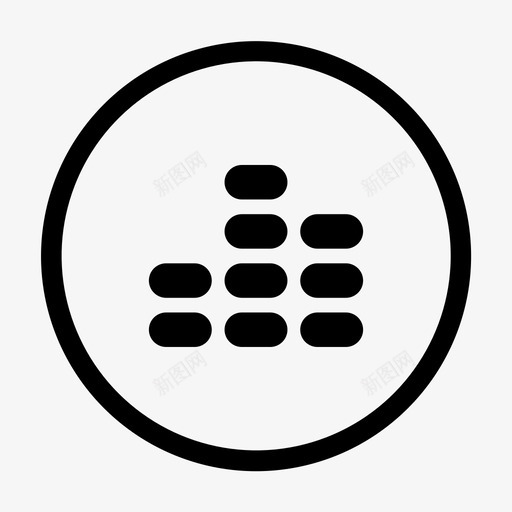 音频栏声音栏语音栏图标svg_新图网 https://ixintu.com 声音栏 媒体播放器 语音栏 音频栏