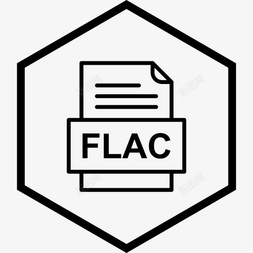 flac文件文件文件类型格式图标svg_新图网 https://ixintu.com 41种文件格式 flac文件文件 文件类型 格式