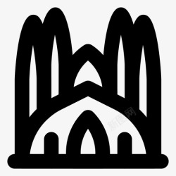 侗家族建筑萨格拉达家族建筑地标图标高清图片