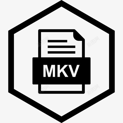 mkv文件文件文件类型格式图标svg_新图网 https://ixintu.com 41种文件格式 mkv文件文件 文件类型 格式