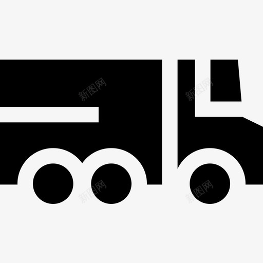卡车车辆和运输车3辆满载图标svg_新图网 https://ixintu.com 卡车 满载 车辆和运输车3辆