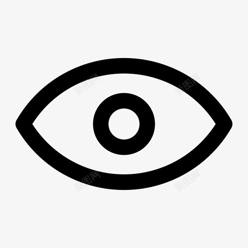 眼睛照相机剪切图标svg_新图网 https://ixintu.com 剪切 图像 照相机 眼睛 编辑 视图