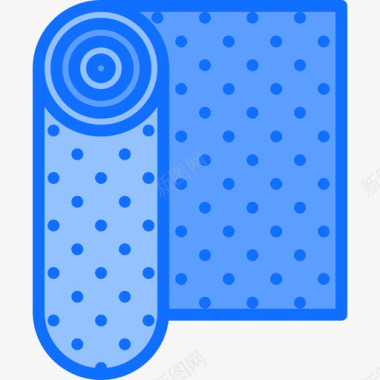 地毯建筑商3蓝色图标图标