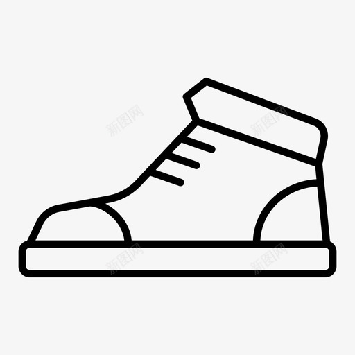 运动鞋时尚鞋图标svg_新图网 https://ixintu.com 时尚 运动 运动鞋