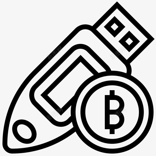 KeyBlockchain35线性图标svg_新图网 https://ixintu.com Blockchain Key 线性