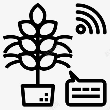 园艺应用程序创新图标图标