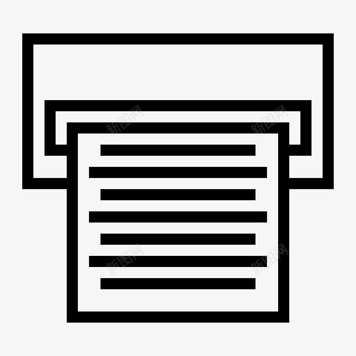 打印机ocr打印图标svg_新图网 https://ixintu.com ocr 打印 打印机 扫描 扫描仪