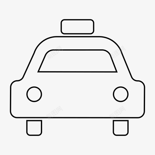 出租车汽车运输图标svg_新图网 https://ixintu.com 出租车 汽车 车辆 运输