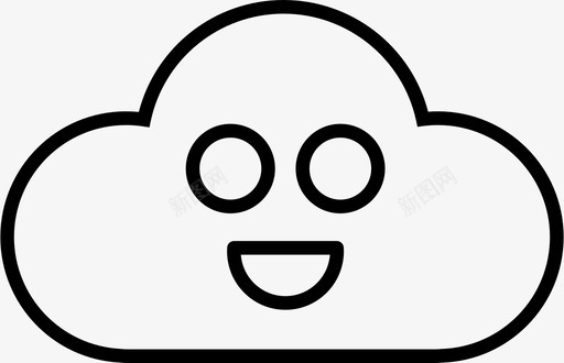 微笑幼儿云表情图表情符号微笑图标svg_新图网 https://ixintu.com 云微笑和表情概述 幼儿笑 微笑 微笑幼儿云表情图 表情符号