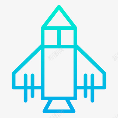 太空船游戏65梯度图标图标