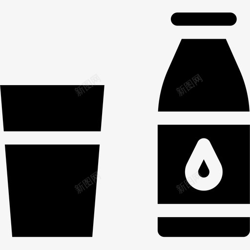 牛奶饮料11固体图标svg_新图网 https://ixintu.com 固体 牛奶 饮料