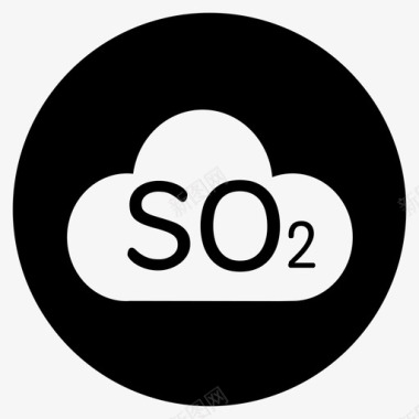 二氧化硫图标