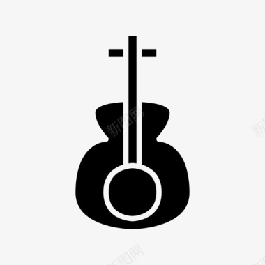 古典吉他电放大器吉他音乐图标图标