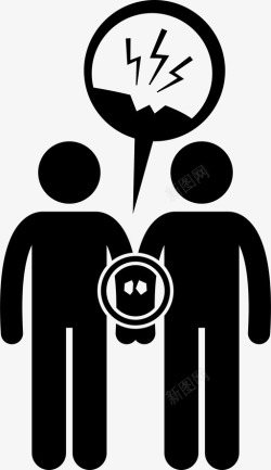 接触传播的伤口接触疾病感染图标高清图片