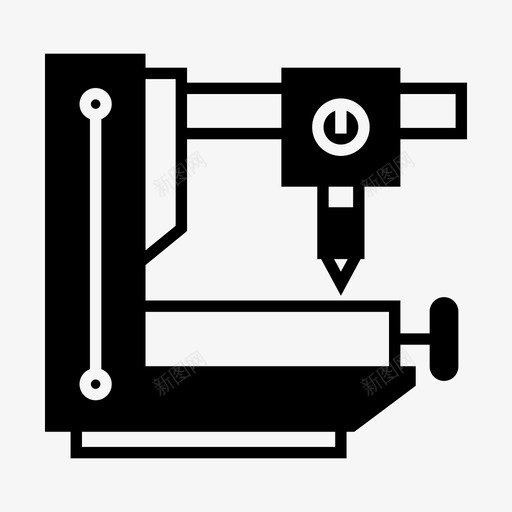 数控自动化硬件图标svg_新图网 https://ixintu.com 制造 数控 机器人 机械 硬件 自动化