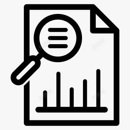 产品研究分析数据图标svg_新图网 https://ixintu.com 产品 分析 商业 市场 数据 研究 金融