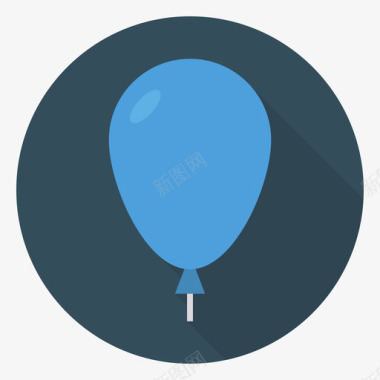 气球马戏团75圆形图标图标