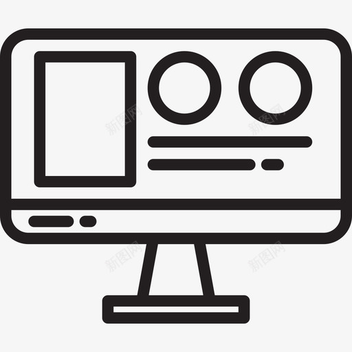 网页创业新业务7线性图标svg_新图网 https://ixintu.com 创业新业务7 线性 网页设计