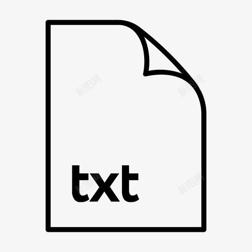 txt文件格式化文件图标svg_新图网 https://ixintu.com txt 文件 格式化文件