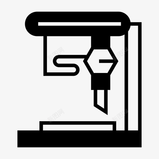 数控工业机械图标svg_新图网 https://ixintu.com 制造 工业 数控 机器人 机械