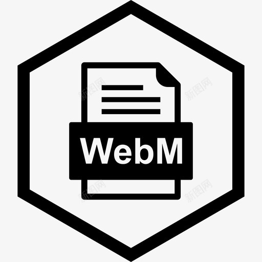 webm文件文件文件类型格式图标svg_新图网 https://ixintu.com 41种文件格式 webm文件文件 文件类型 格式