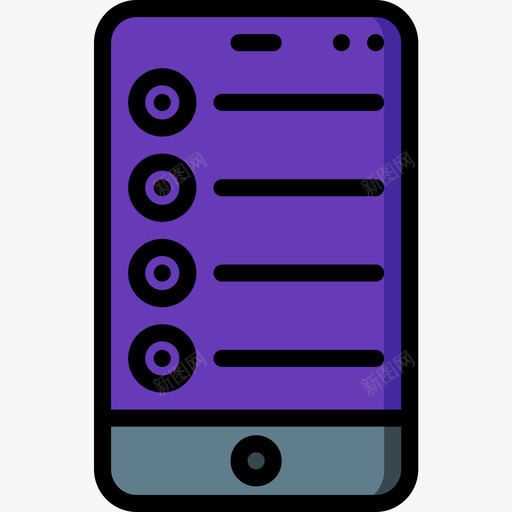智能手机动作和提醒3线性颜色图标svg_新图网 https://ixintu.com 动作和提醒3 智能手机 线性颜色