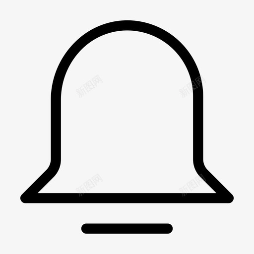通知应用程序铃声图标svg_新图网 https://ixintu.com 应用程序 用户界面 界面 网站 通知 铃声