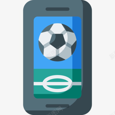 智能手机足球32平板图标图标