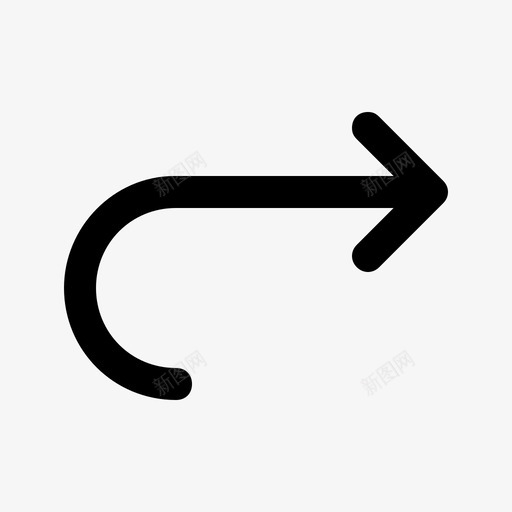 拱门箭头方向图标svg_新图网 https://ixintu.com u形转弯 其他 各种类型的箭头 拱门 方向 箭头 路线