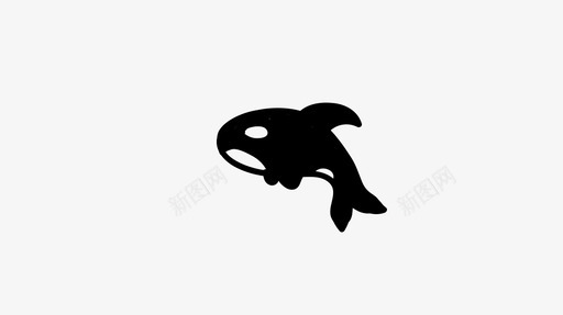 鲸鱼虎鲸奥兰多图标图标
