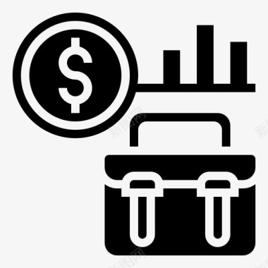 商业经济4字形图标图标
