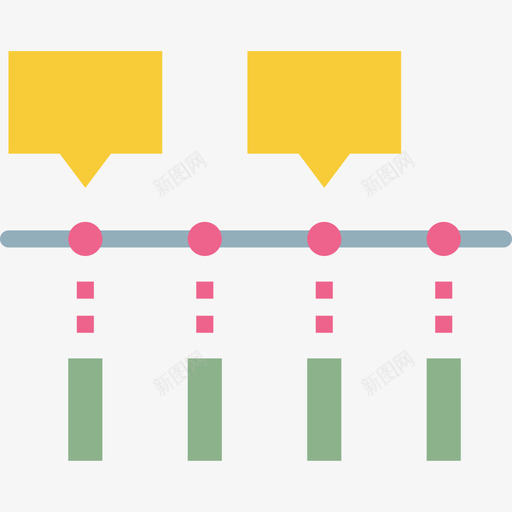 时间线图表和图表3平面图图标svg_新图网 https://ixintu.com 图表 平面图 时间