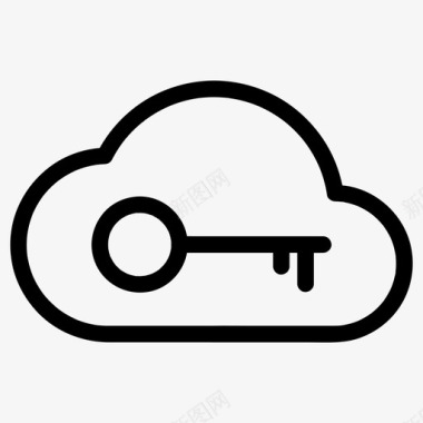 云密钥数据密码图标图标
