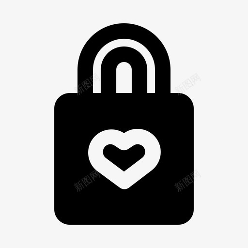 爱的锁私人的情人节的图标svg_新图网 https://ixintu.com 人的 在的 实实在 情人节 爱的 私人