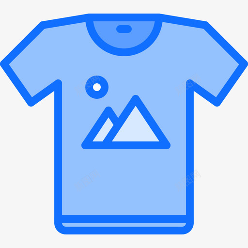 T恤品牌8蓝色图标svg_新图网 https://ixintu.com T恤 品牌8 蓝色