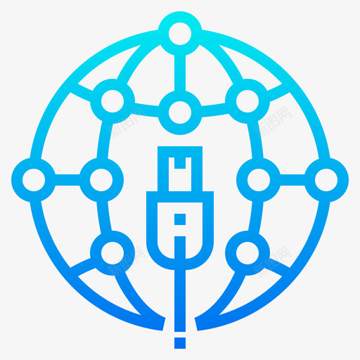 因特网计算机和网络3梯度图标svg_新图网 https://ixintu.com 因特网 梯度 计算机和网络3