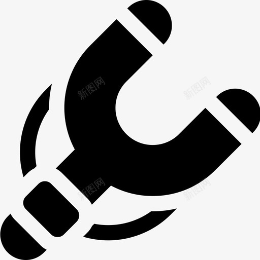 弹弓儿童玩具5填充图标svg_新图网 https://ixintu.com 儿童玩具 填充 弹弓