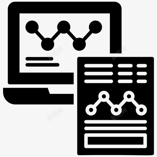趋势分析业务图增长图图标svg_新图网 https://ixintu.com 业务 分析 势图 增长 字形 技术 现代 统计 趋势