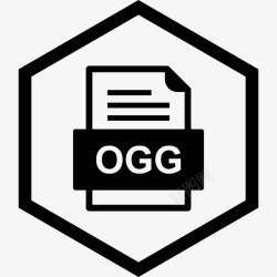 OGG格式ogg文件文件文件类型格式图标高清图片