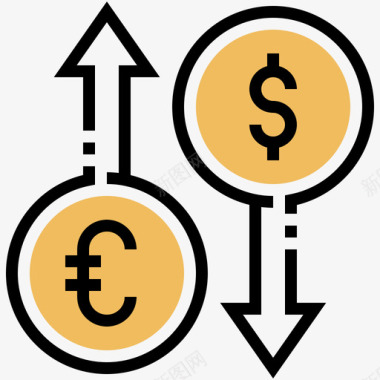 商业经济5黄影图标图标