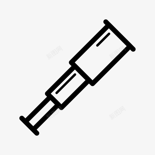 望远镜远视力天空图标svg_新图网 https://ixintu.com 天空 星星 望远镜 视力 视觉 远视