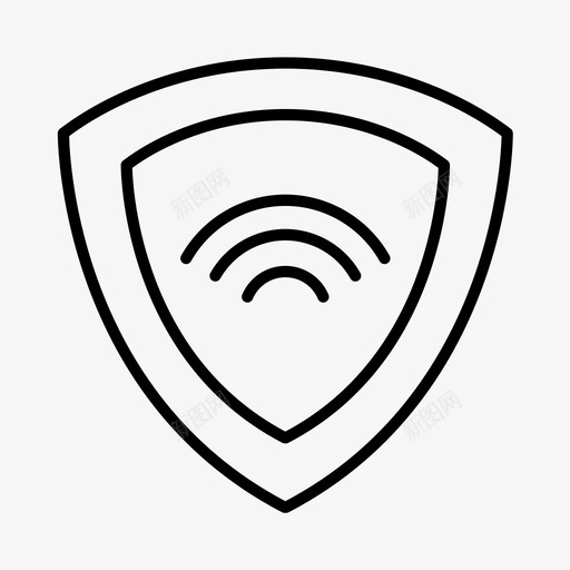 wifi数字电子商务图标svg_新图网 https://ixintu.com wifi 互联网 接口 数字 电子商务 网络