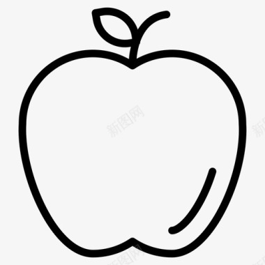 苹果吃食物图标图标