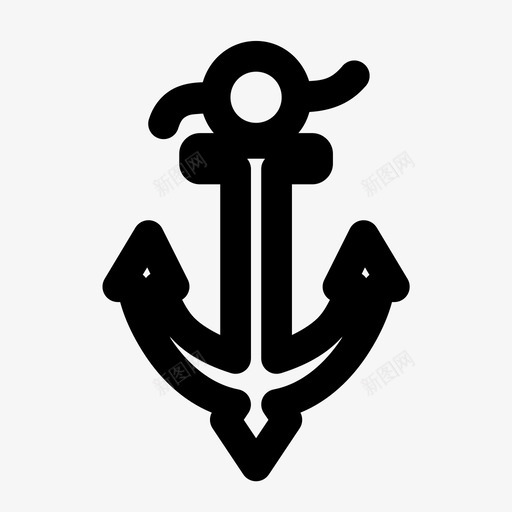 锚运费海运图标svg_新图网 https://ixintu.com 假期 冒险 大胆 海运 运费