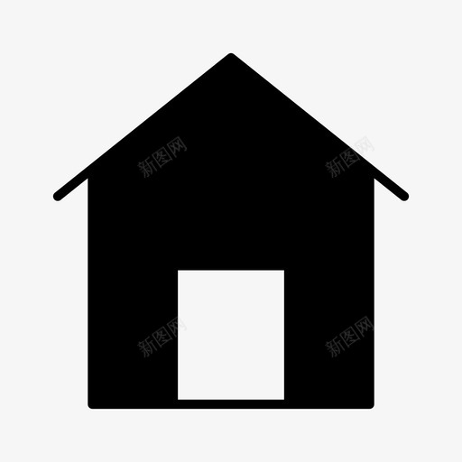 房子家的位置家的符号图标svg_新图网 https://ixintu.com 其他字形 家的位置 家的符号 小屋 房子