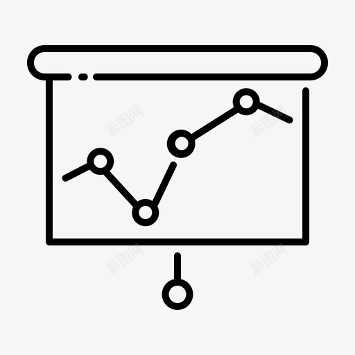 数据数据分析9线性图标svg_新图网 https://ixintu.com 数据 数据分析 线性