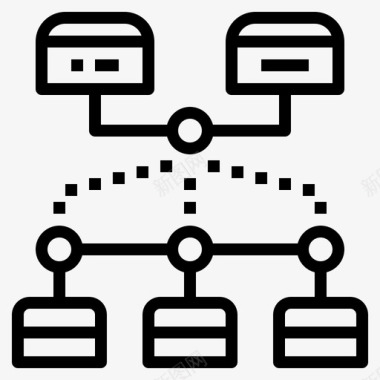 虚拟过程数据图表图标图标