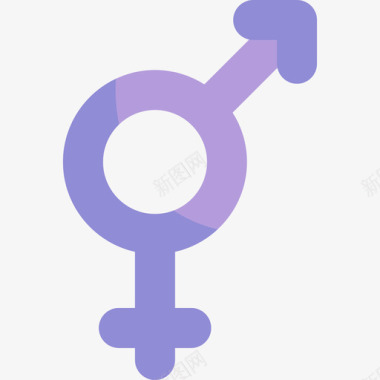 性别世界骄傲日6平淡图标图标