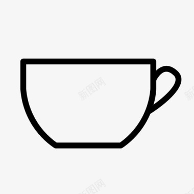 一杯咖啡热饮茶杯图标图标