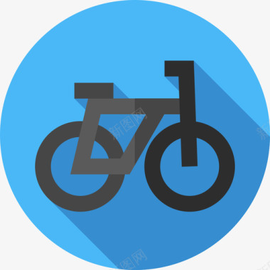 自行车嬉皮士26平板图标图标